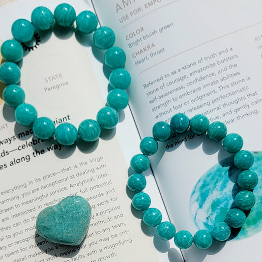 Amazonite 12+mm beads