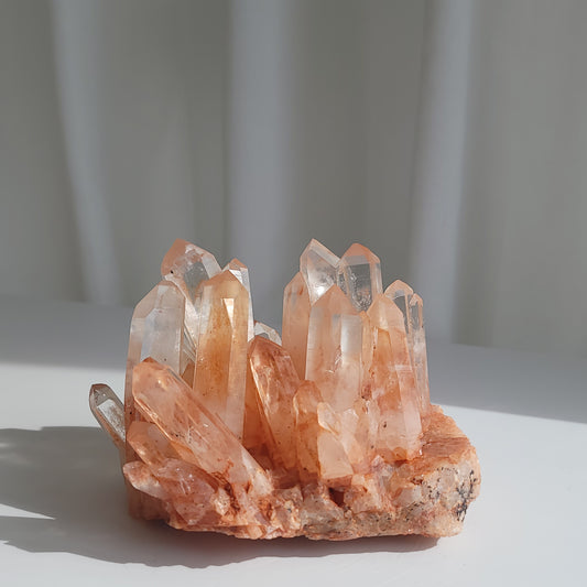 Tangerine Quartz Cluster
