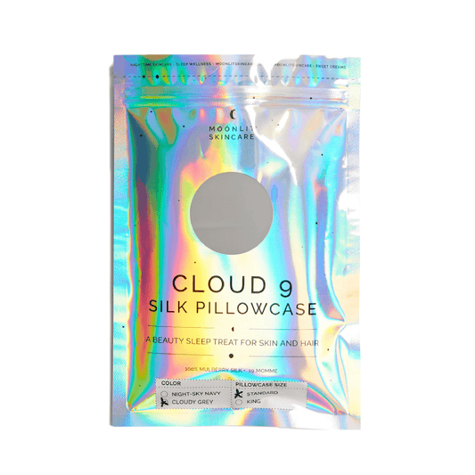 Cloud 9 Silk Pillowcase - Cloudy Grey - ooolife