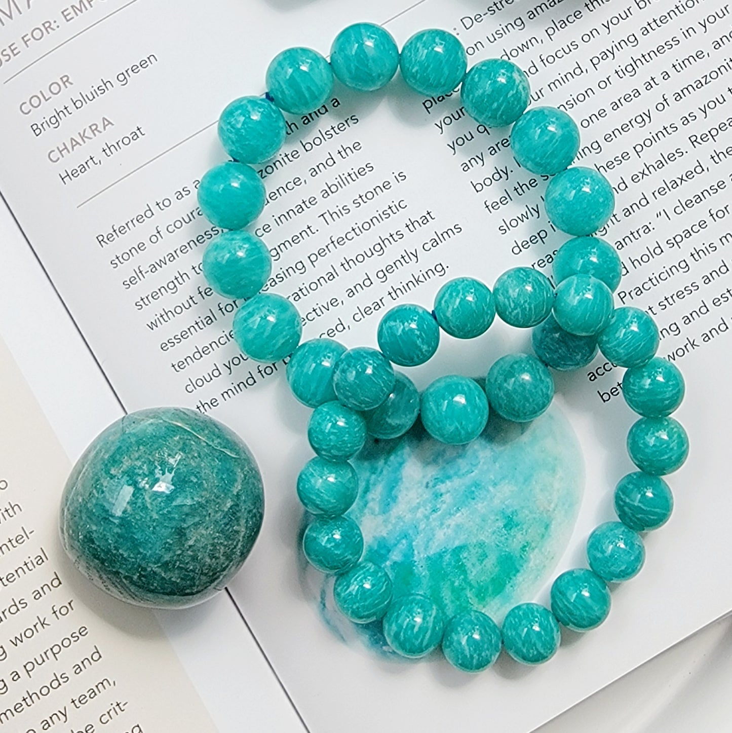 Amazonite 12+mm beads