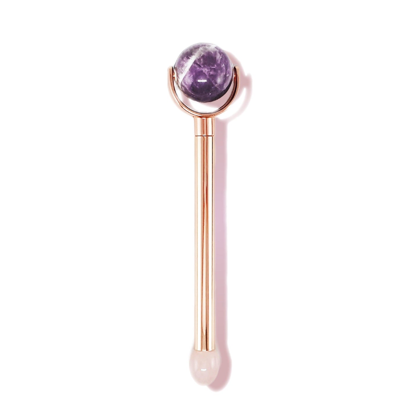 Crystal Facial Roller - Amethyst & Quartz - ooolife