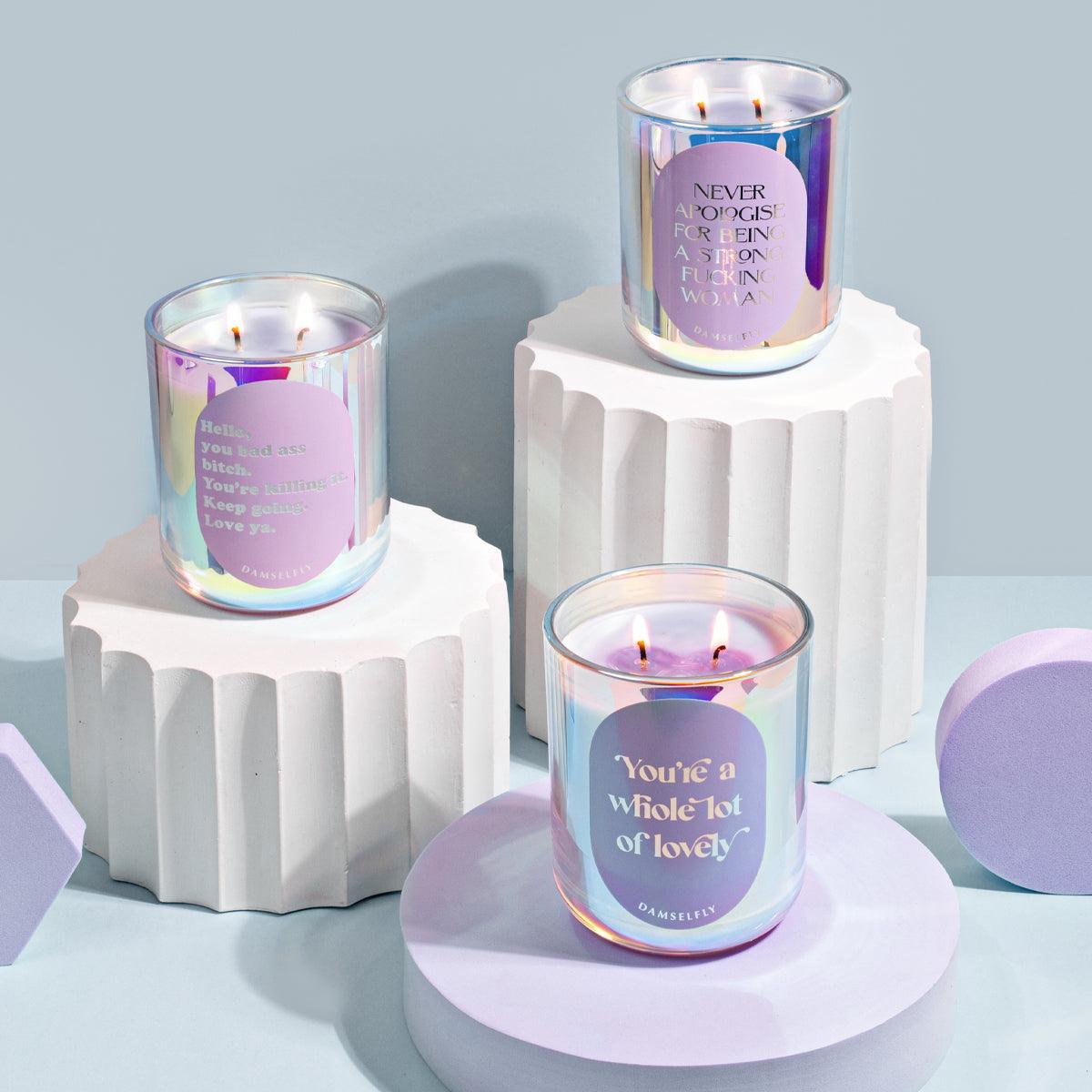 Hologram Candle - You're a whole lot of lovely - ooolife