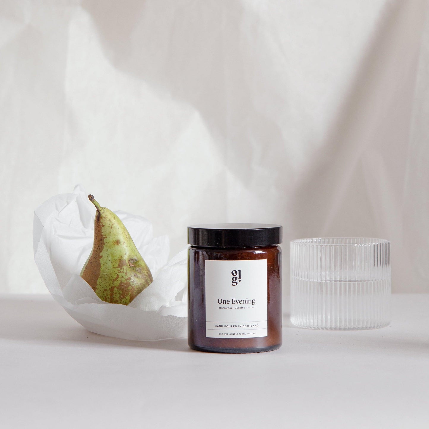 One Evening - Cedarwood, Jasmine & Thyme Candle - ooolife